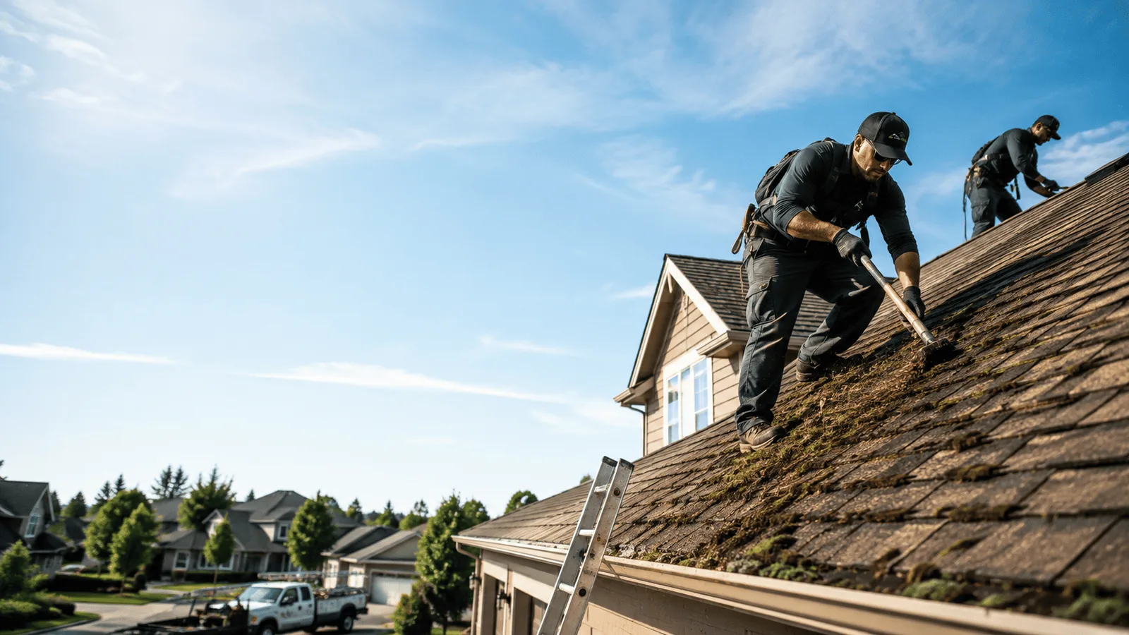Roof Moss Removal in Saline, LA near me
